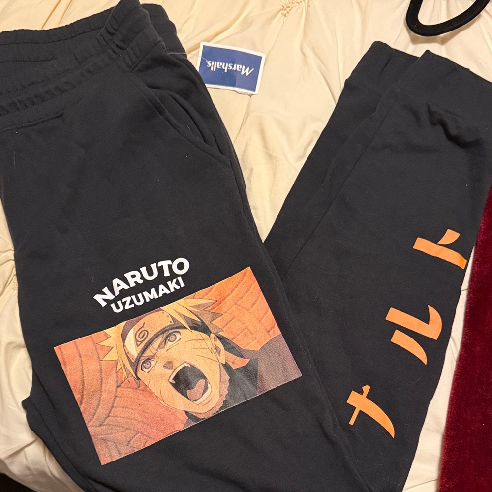 Masashi Kids Naruto Uzumaki Black Joggers